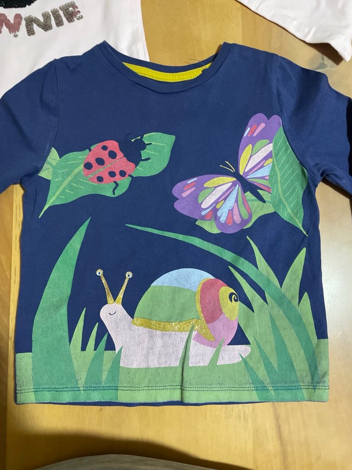 Kız Çocuk Uzun Kollu Baskılı Tişörtler - Görsel 2