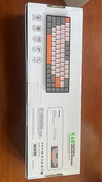 Ziyoulang Marka K68 Mechanical Wireless Klavye