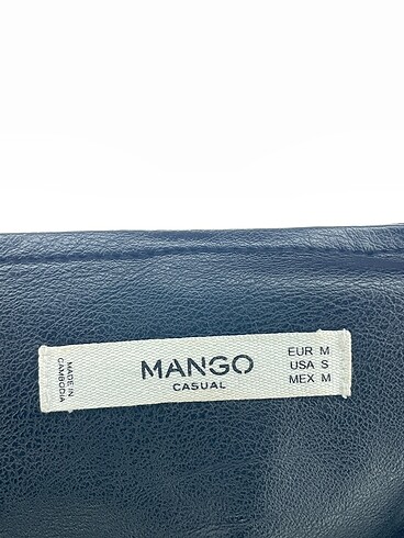 m Beden siyah Renk Mango Deri Ceket %70 İndirimli.