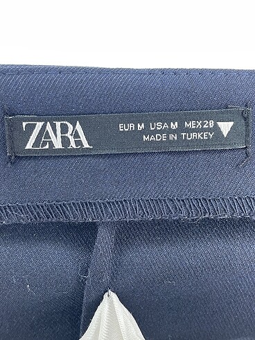 m Beden lacivert Renk Zara Kumaş Pantolon %70 İndirimli.