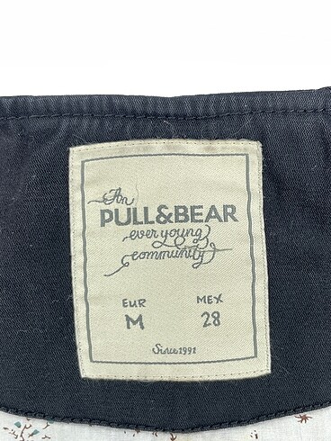 m Beden siyah Renk Pull and Bear Trenchcoat %70 İndirimli.