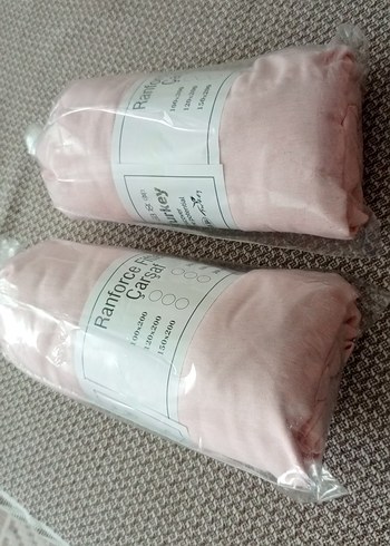 Beden 2 adet Pastel Pembe Düz lastikli çarşaf ölçü 90x190