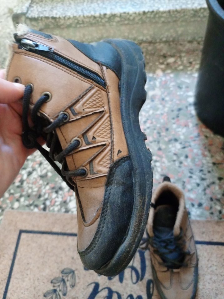 Kürklü Erkek Outdoor Botları Kahverengi siyah 38 no - Görsel 3