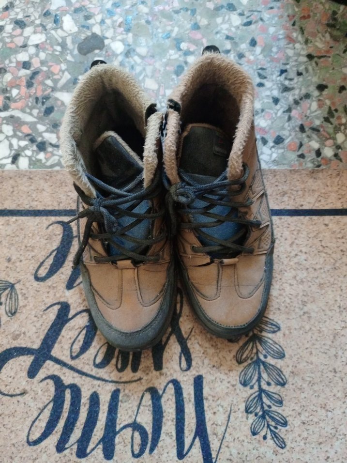 Kürklü Erkek Outdoor Botları Kahverengi siyah 38 no - Görsel 2