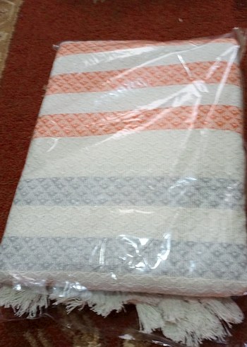 Nakışlı Çok Renkli Gri tek kişilik pike ölçü 150x230 sıfır - Görsel 4