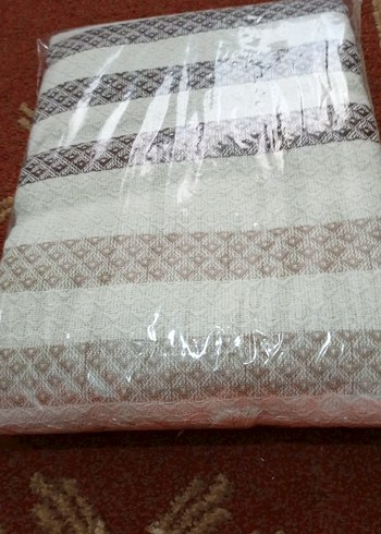 Nakışlı renkli tek kişilik pike ölçü 150x230 sıfır - Görsel 4