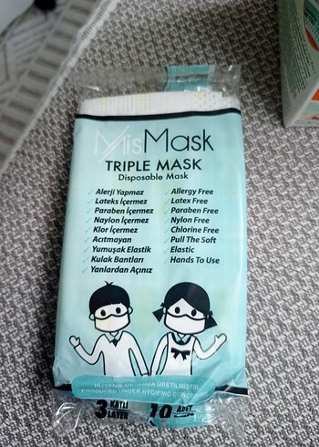 çeşitli sıfır maske hiç kullanım olmadi - Görsel 5
