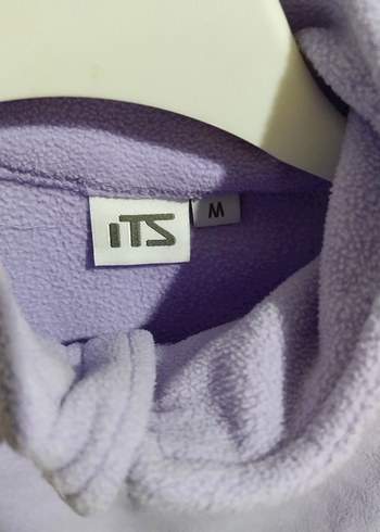 m Beden mor Renk Fermuarlı Mor polar Kadın Sweatshirt