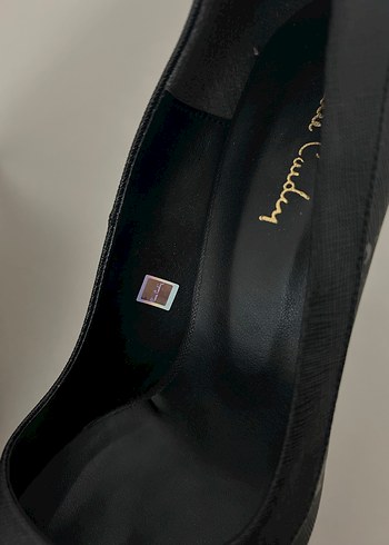 Siyah pierre cardin topuklu ayakkabı - Görsel 6