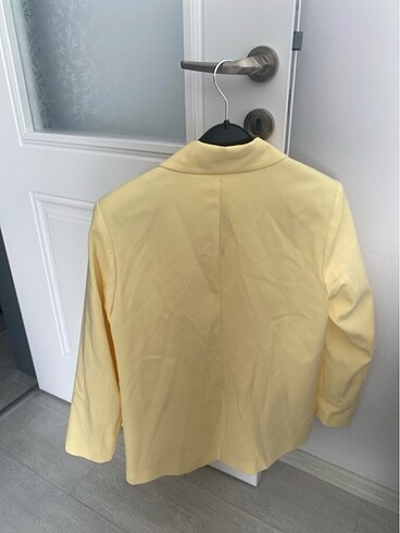36 Beden sarı Renk Blazer ceket