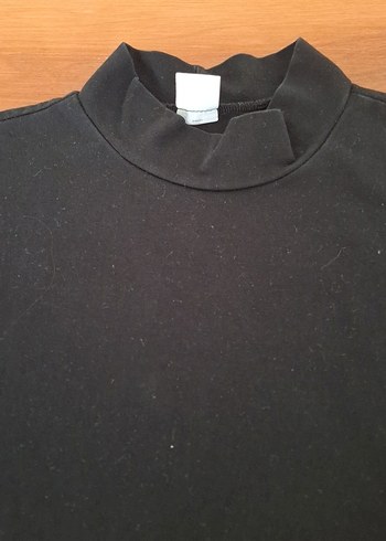 Lc Wakiki Siyah Yüksek Yakalı Uzun Kollu Body - Görsel 5