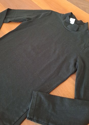 Lc Wakiki Siyah Yüksek Yakalı Uzun Kollu Body - Görsel 3