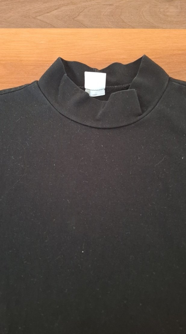 Lc Wakiki Siyah Yüksek Yakalı Uzun Kollu Body - Görsel 5