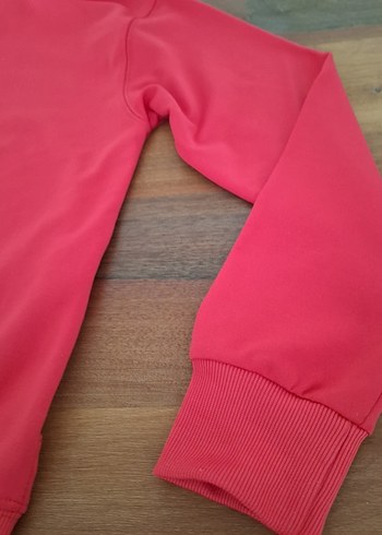 Kız Çocuk Kapüşonlu Fermuarlı Sweatshirt - Görsel 9