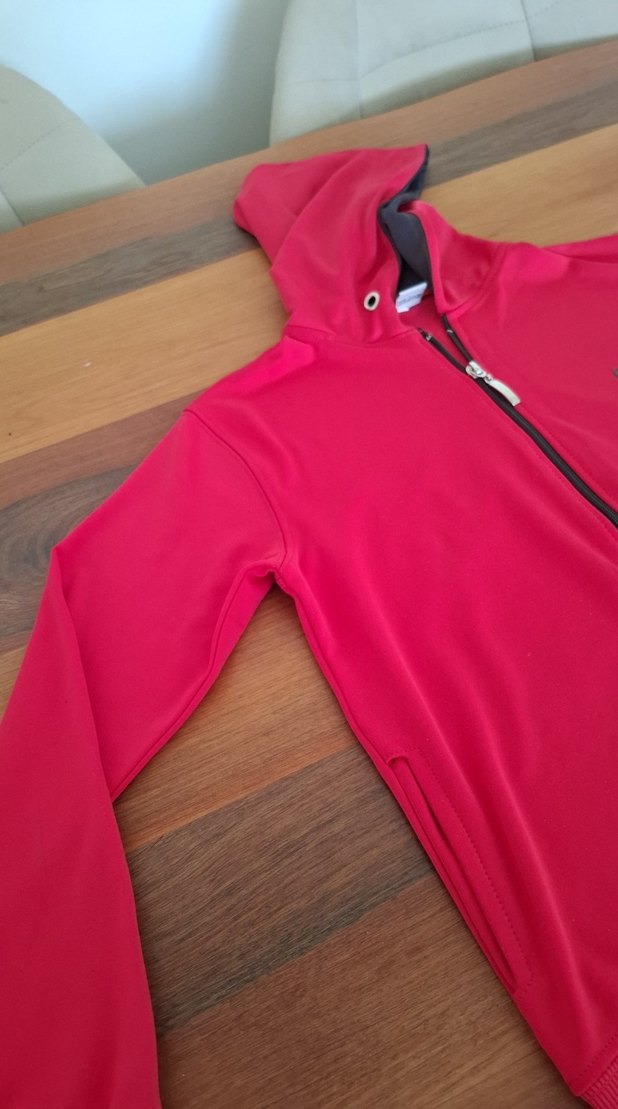 Kız Çocuk Kapüşonlu Fermuarlı Sweatshirt - Görsel 4