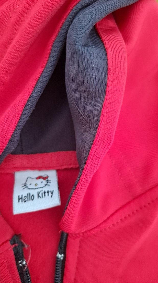 Kız Çocuk Kapüşonlu Fermuarlı Sweatshirt - Görsel 5