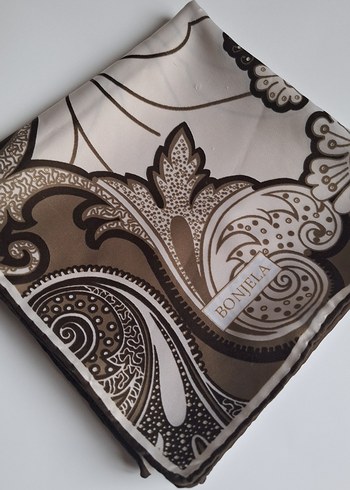 Saten kare Türban - Görsel 2