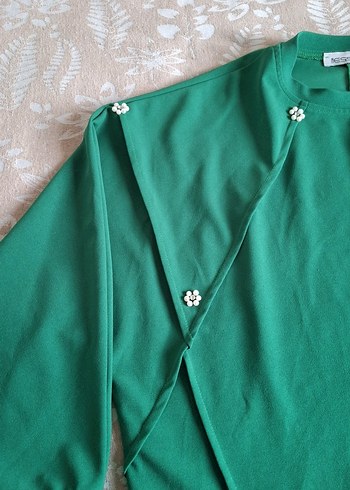 Yeşil Kadın Tunik - Görsel 3