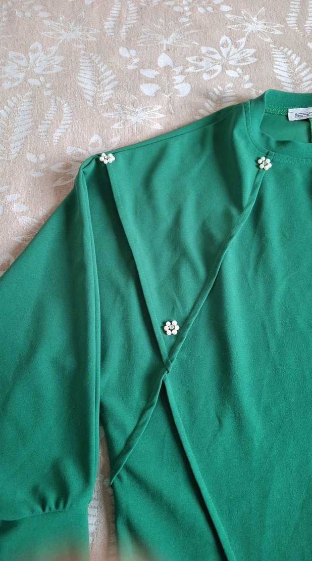 Yeşil Kadın Tunik - Görsel 3