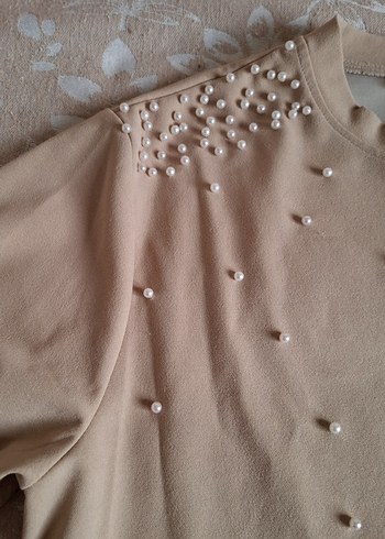 İnci detaylı Tunik - Görsel 3