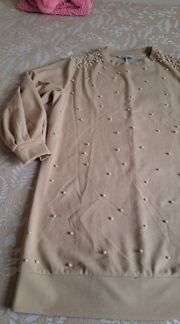 İnci detaylı Tunik - Görsel 2