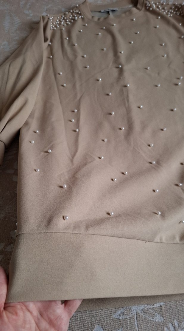 İnci detaylı Tunik - Görsel 5