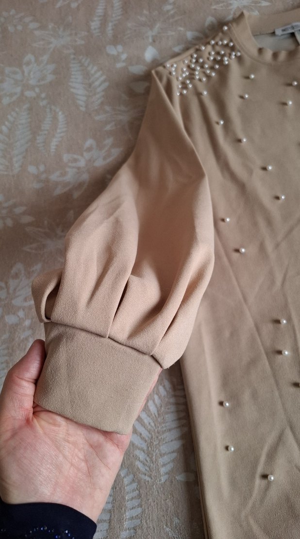 İnci detaylı Tunik - Görsel 4