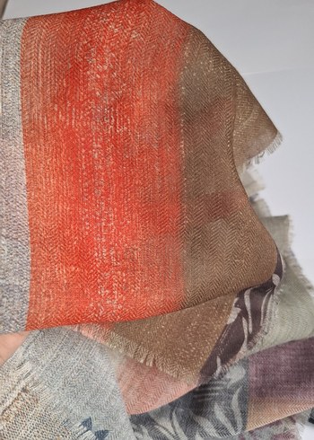 Elit ipek  Desenli Şal - Görsel 7