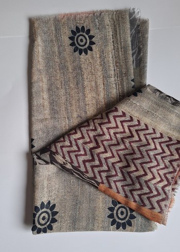 Elit ipek  Desenli Şal - Görsel 5