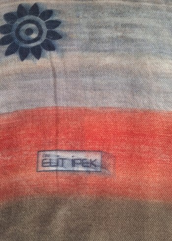 Elit ipek  Desenli Şal - Görsel 8