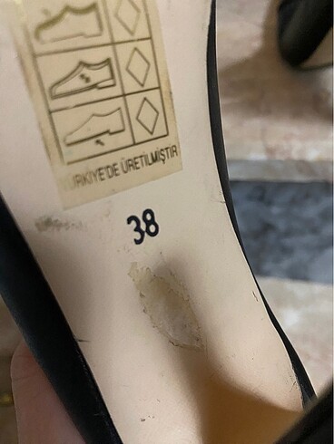 38 Beden Siyah stiletto