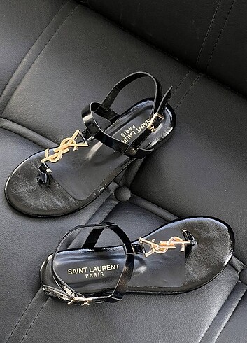 YSL SANDALET DERİ