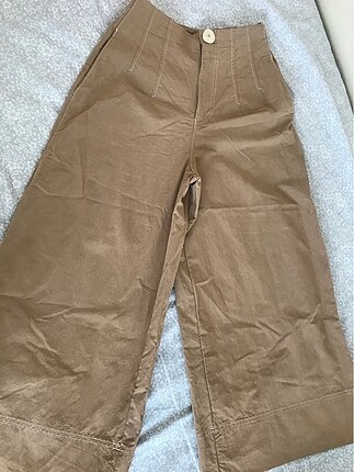 Bol paça camel pantolon