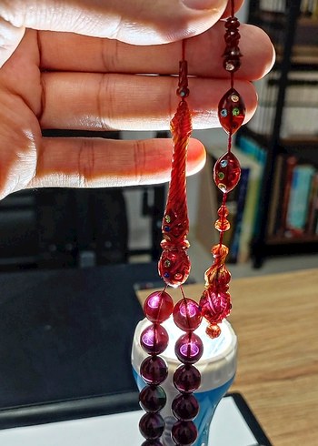 Eski Katalin Tesbih Kalem Oyma ve Çakma - Görsel 3