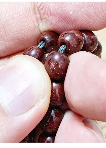 Eski Antika Simli Katalin Tesbih - Görsel 4