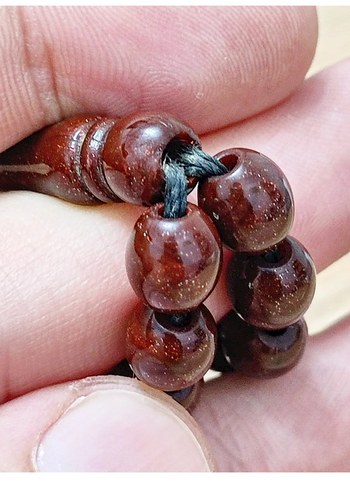 Eski Antika Simli Katalin Tesbih - Görsel 3