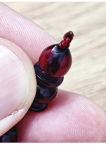 Ateş Kehribar Tesbih - Görsel 5