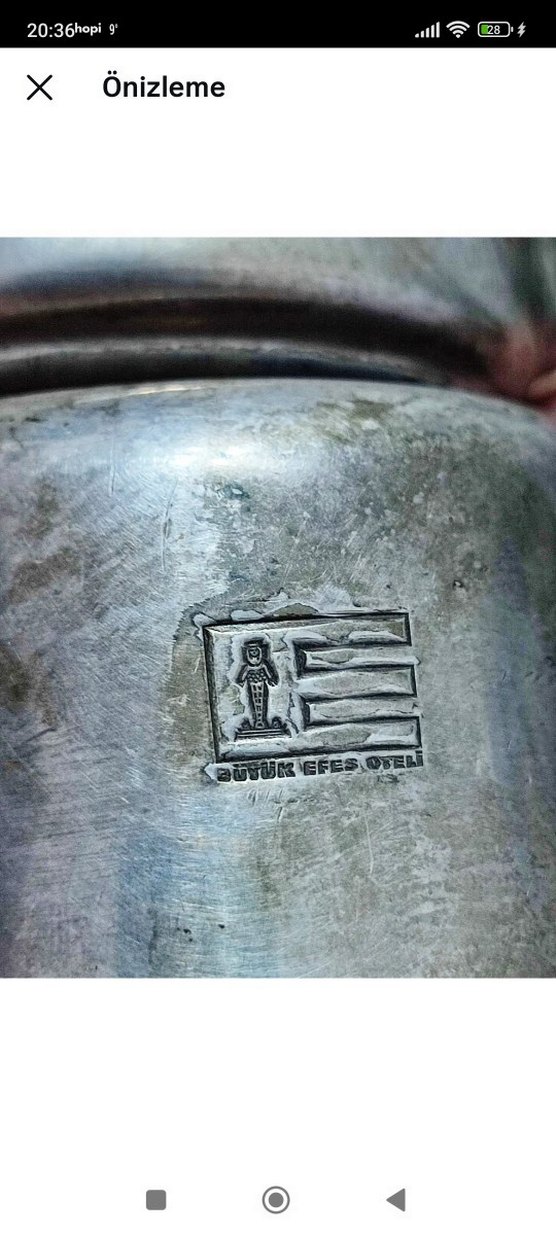 Büyük Efes Oteli Gümüş Kaplama Sütlük - Görsel 3