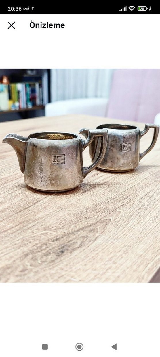 Büyük Efes Oteli Gümüş Kaplama Sütlük - Görsel 2