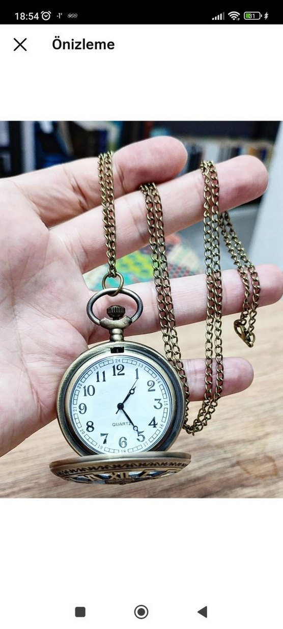 Köstekli Cep Saati - Görsel 2