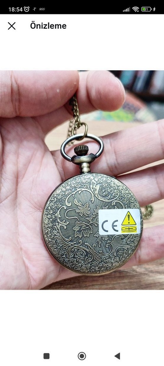 Köstekli Cep Saati - Görsel 4