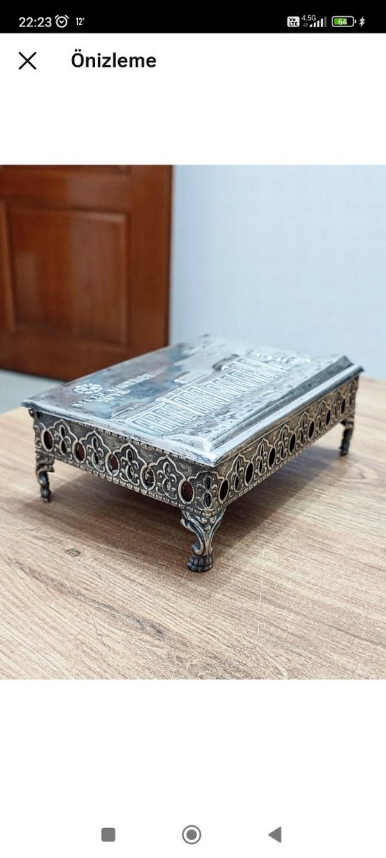 Şeker Sanayi Antika Kutu Şekerbank - Görsel 4