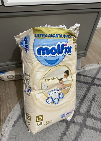 Molfix Pure&Soft Bebek Bezi No:5 66 Adet