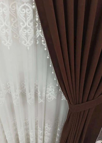 Modern Klasik Mavi Perde - Görsel 3