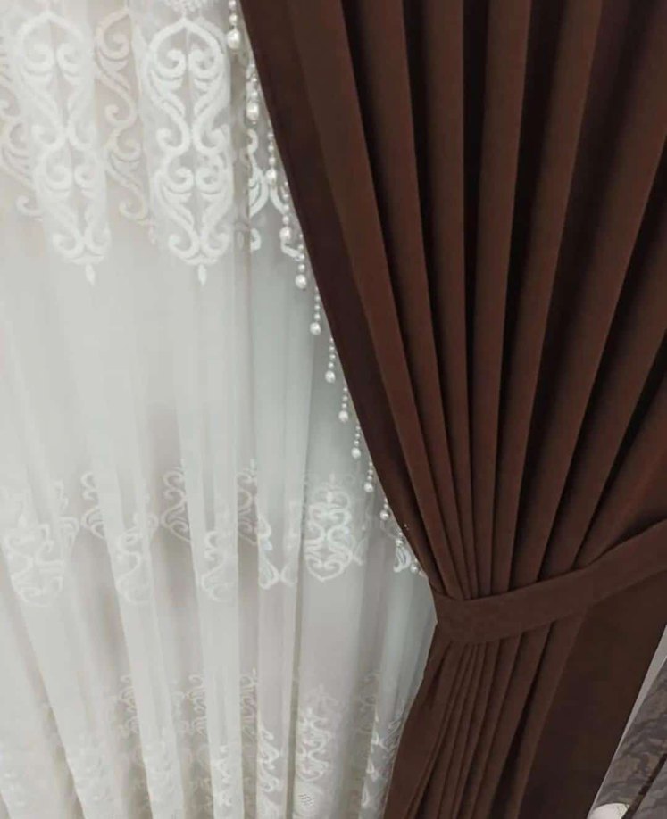 Modern Klasik Mavi Perde - Görsel 3