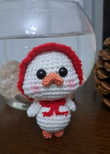 Renkli Örgü hediyelik anahtarlık - Görsel 3