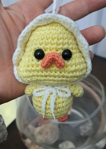 Sarı Örgü Civciv anahtarlik - Görsel 2