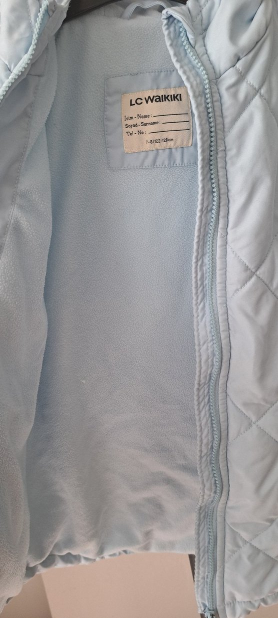 Kız Çocuk Kapüşonlu Fermuarlı Mont - Görsel 5