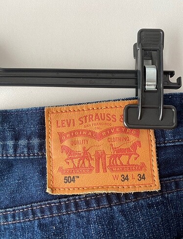 l/xl Beden Orijinal Levis 504 Kot Pantolon