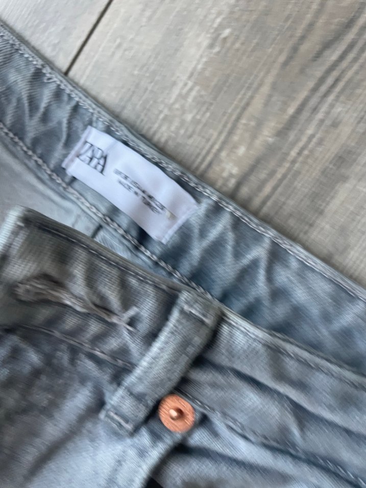 Gri Kadın Bol Kesim Midi Boy Denim Pantolon - Görsel 2